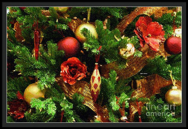 Framed Print - Christmas Garland