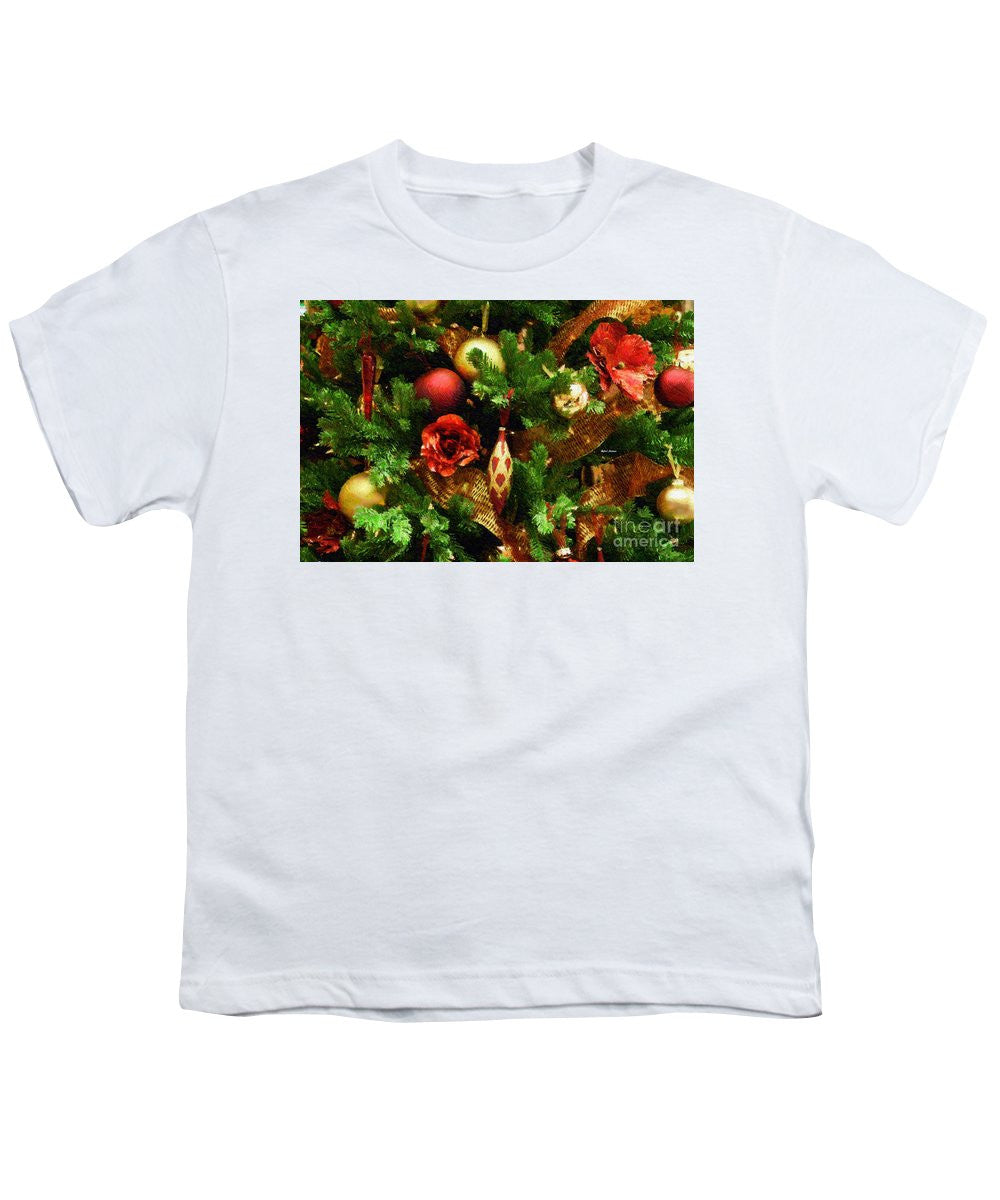 Youth T-Shirt - Christmas Garland