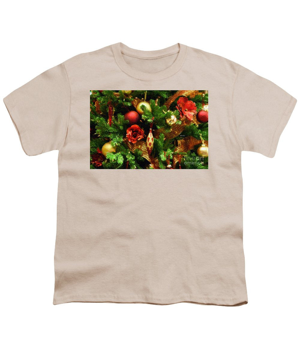 Youth T-Shirt - Christmas Garland