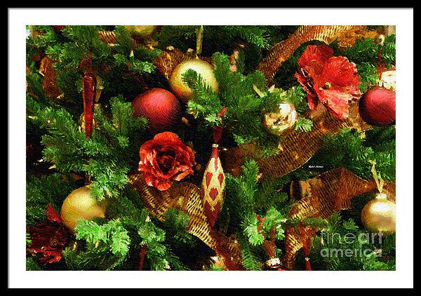 Framed Print - Christmas Garland