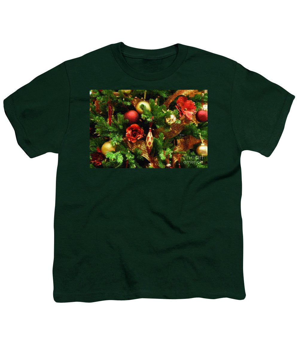 Youth T-Shirt - Christmas Garland