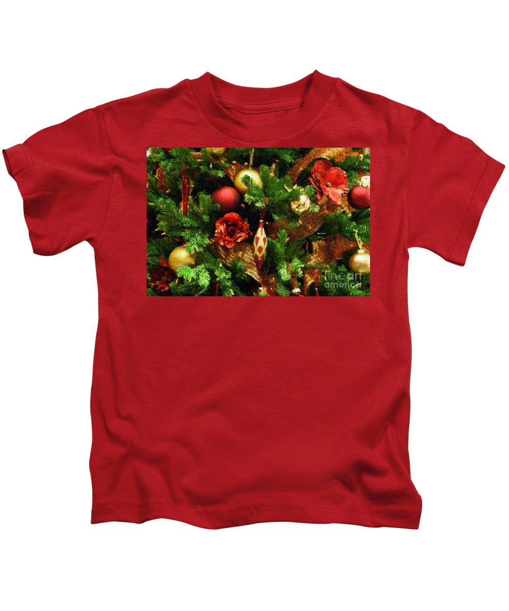 Kids T-Shirt - Christmas Garland