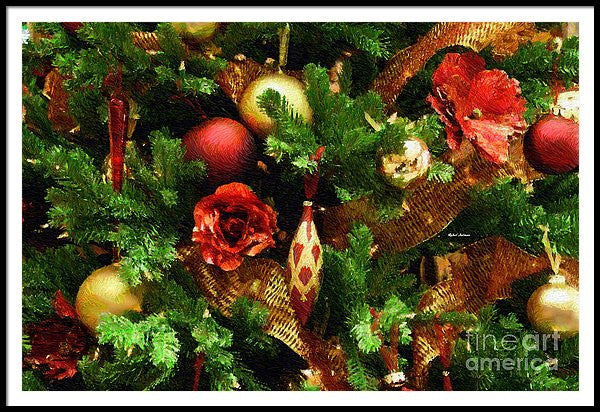 Framed Print - Christmas Garland