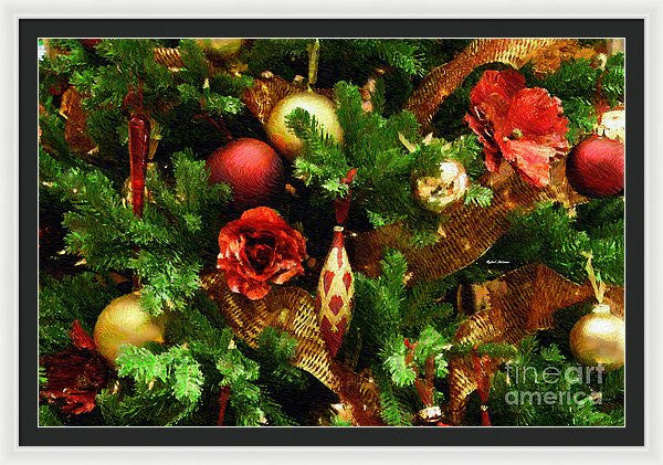 Framed Print - Christmas Garland