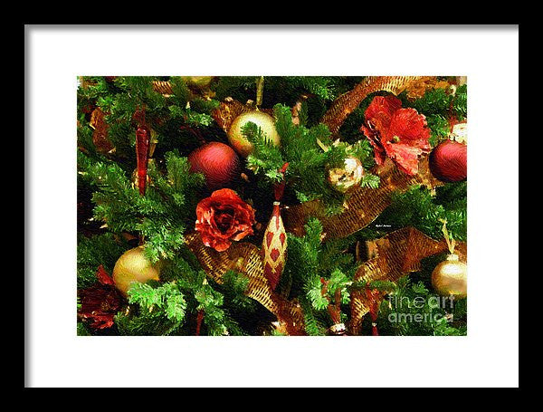 Framed Print - Christmas Garland