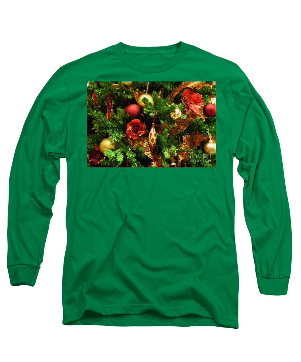 Long Sleeve T-Shirt - Christmas Garland