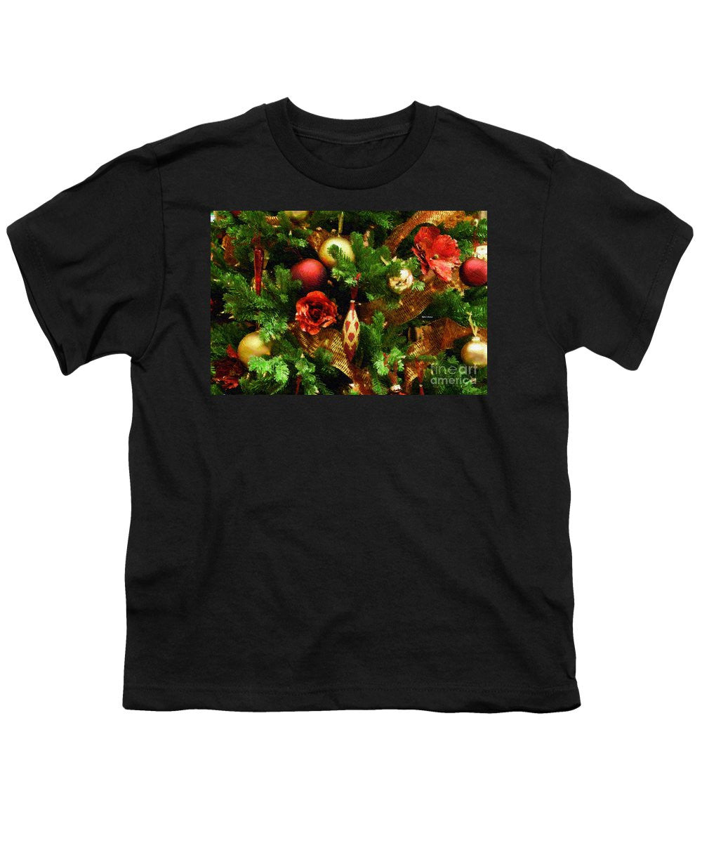 Youth T-Shirt - Christmas Garland