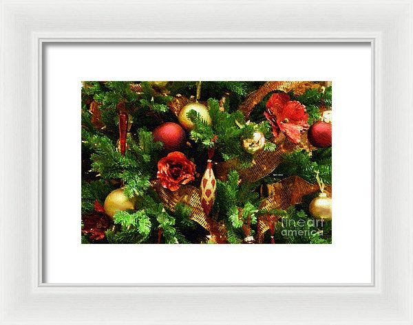 Framed Print - Christmas Garland