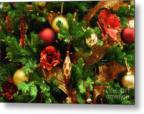 Metal Print - Christmas Garland