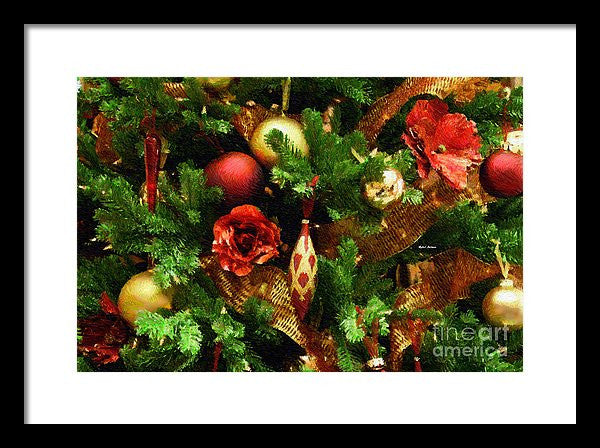 Framed Print - Christmas Garland