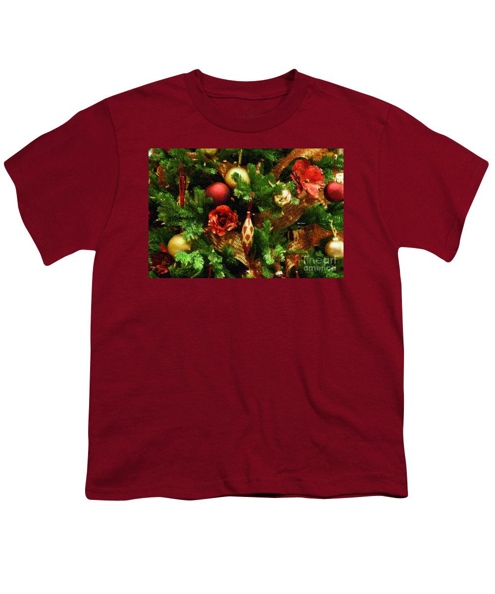 Youth T-Shirt - Christmas Garland