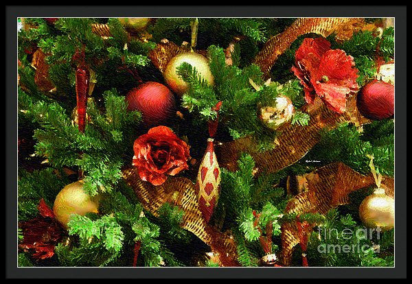 Framed Print - Christmas Garland