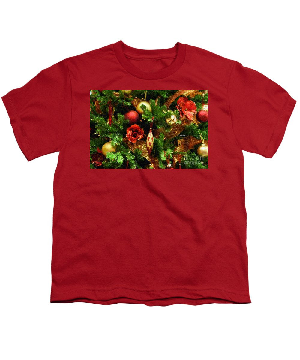 Youth T-Shirt - Christmas Garland