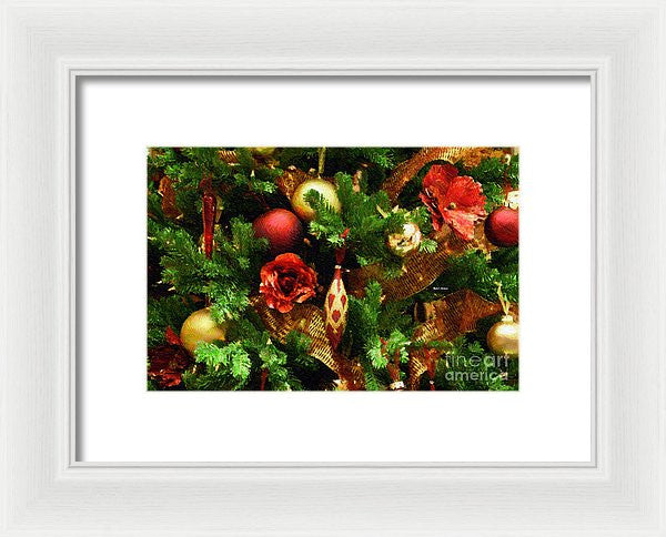 Framed Print - Christmas Garland