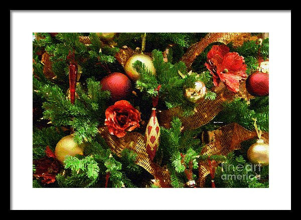 Framed Print - Christmas Garland