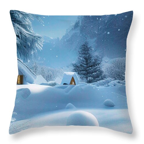 Christmas Magic is in the Air - Throw Pillow