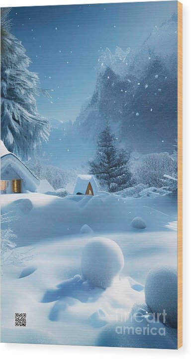 Christmas Magic is in the Air - Wood Print