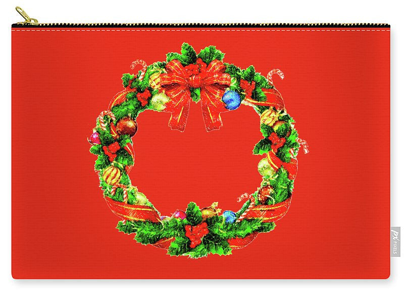 Carry-All Pouch - Christmas Wreath