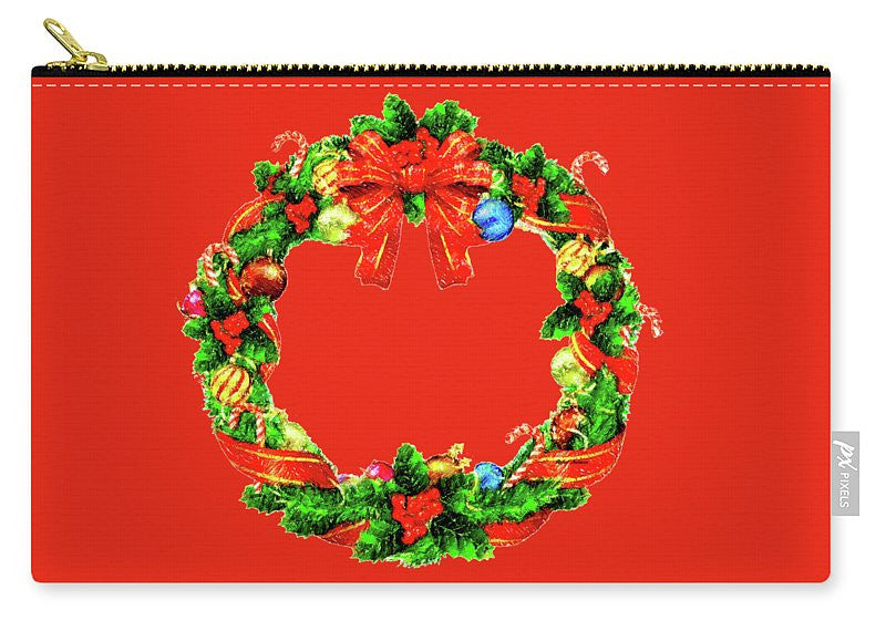 Carry-All Pouch - Christmas Wreath