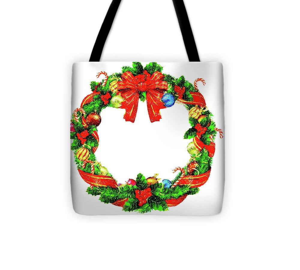 Tote Bag - Christmas Wreath