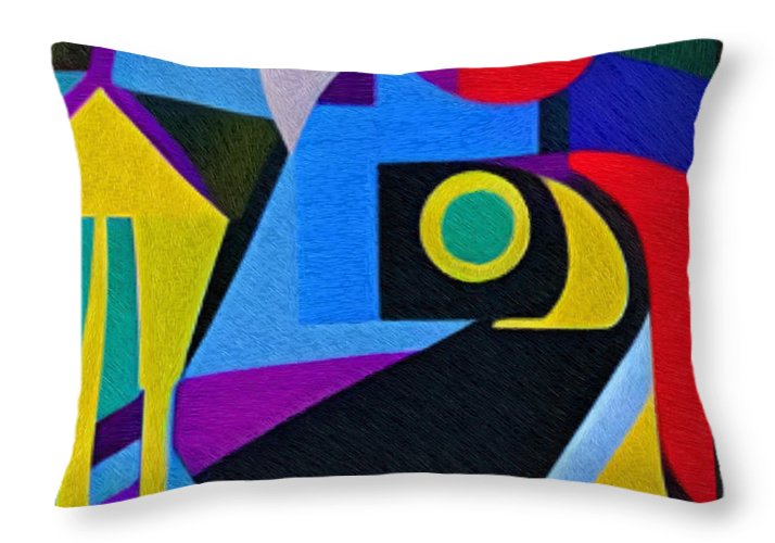 Chromatic Mosaic - Throw Pillow