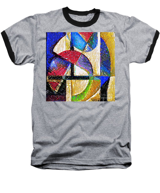 Circles And Shapes - Baseball T-Shirt