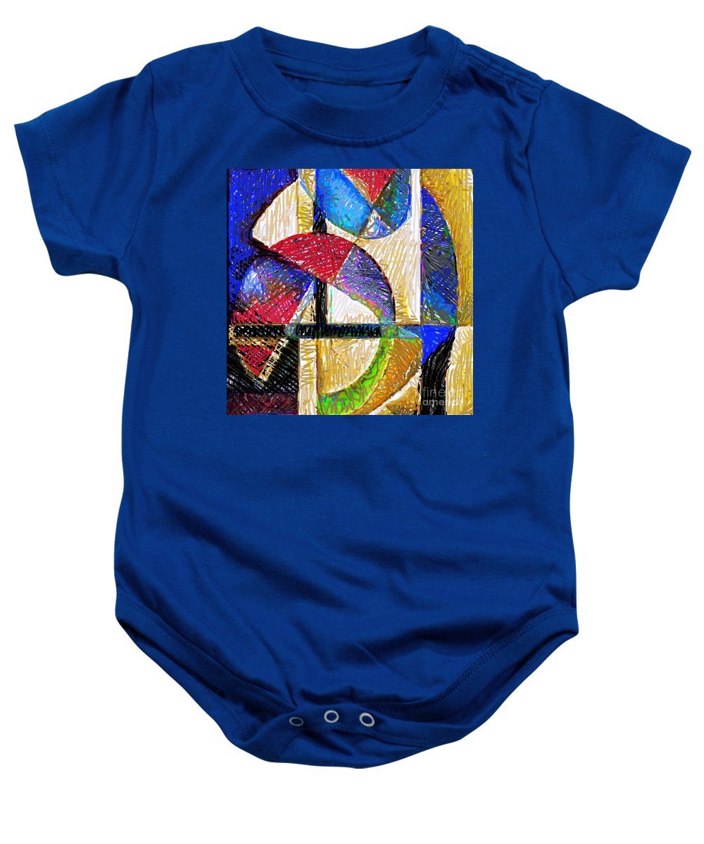 Circles And Shapes - Baby Onesie