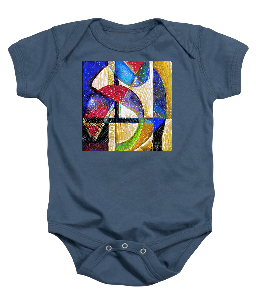 Circles And Shapes - Baby Onesie