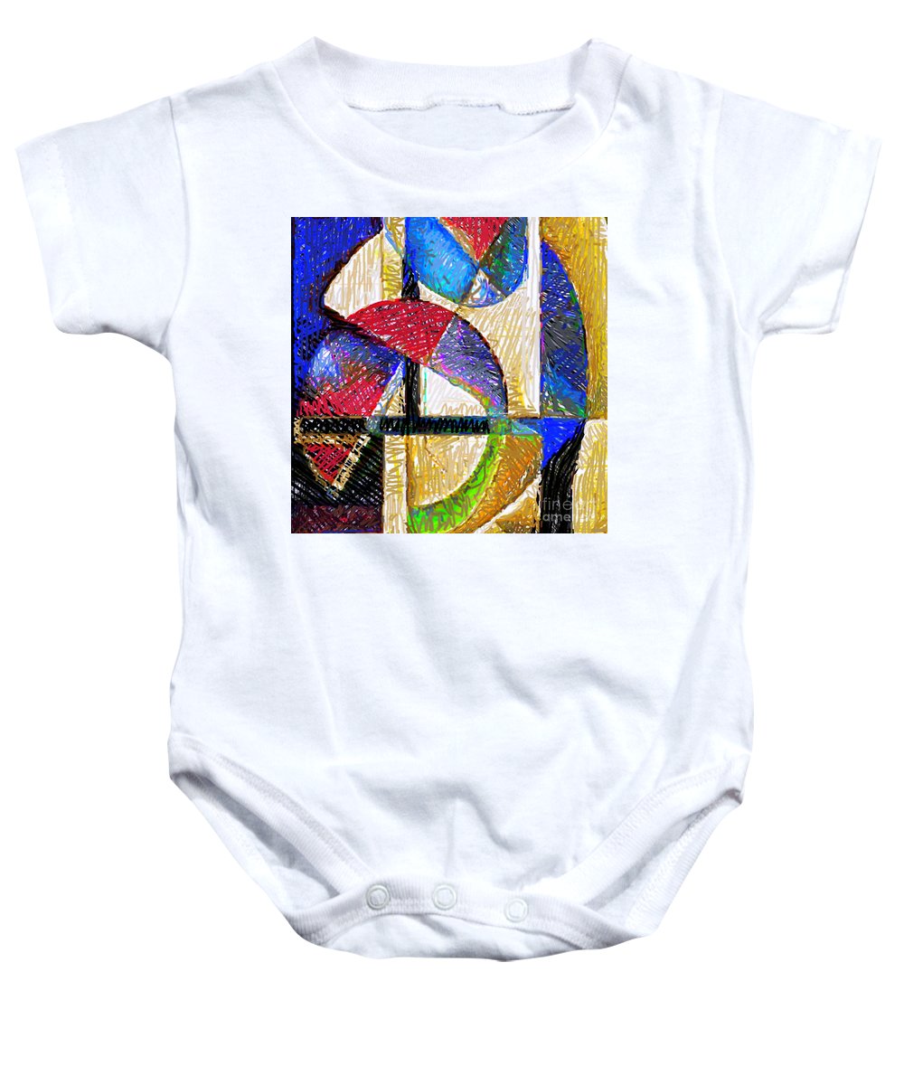 Circles And Shapes - Baby Onesie