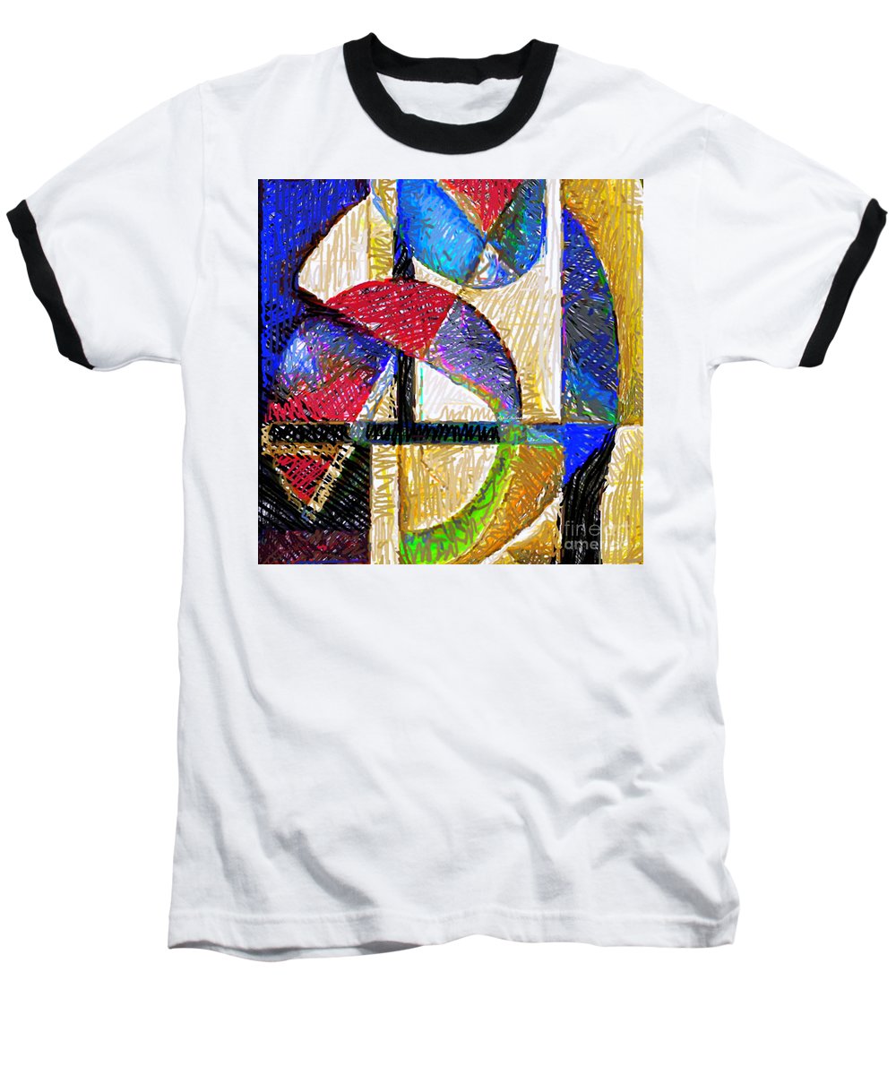 Circles And Shapes - Baseball T-Shirt