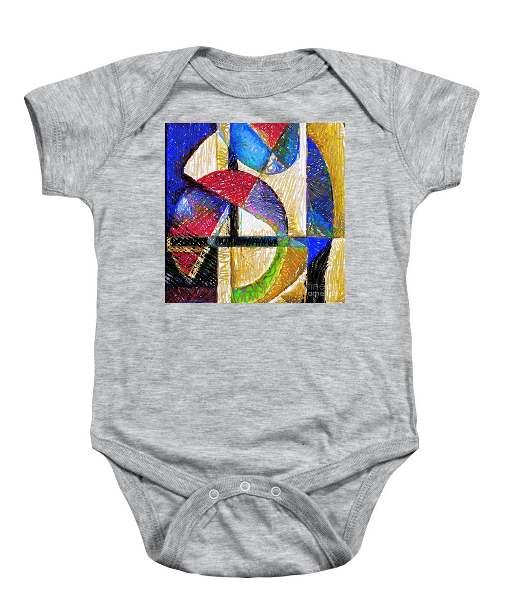 Circles And Shapes - Baby Onesie