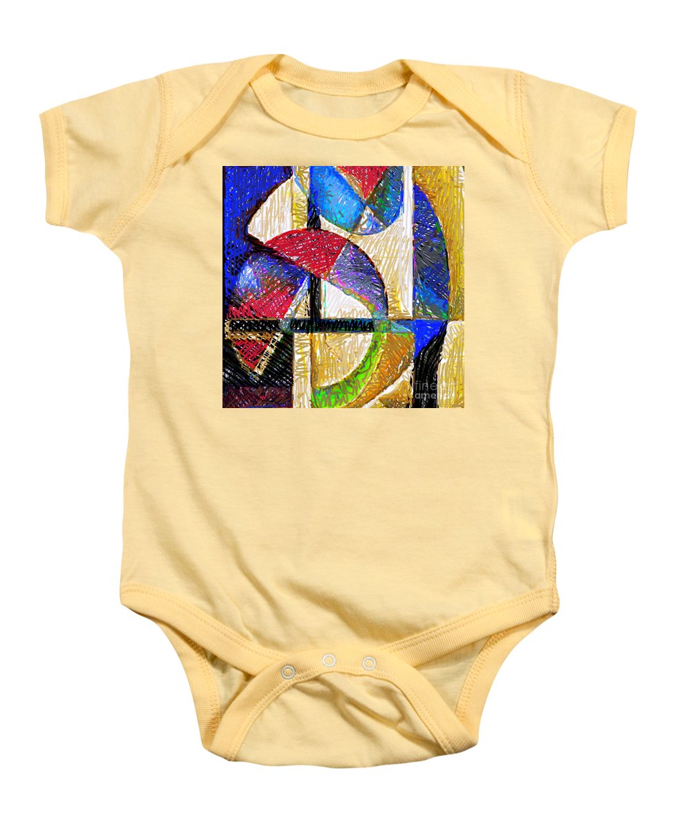 Circles And Shapes - Baby Onesie