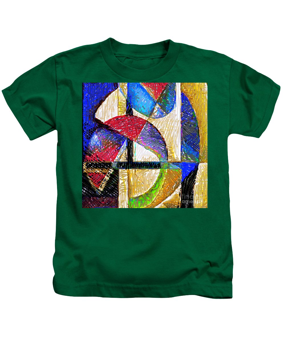 Circles And Shapes - Kids T-Shirt