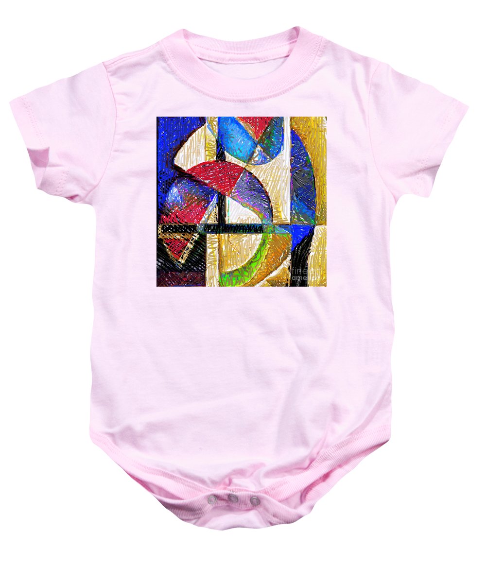 Circles And Shapes - Baby Onesie