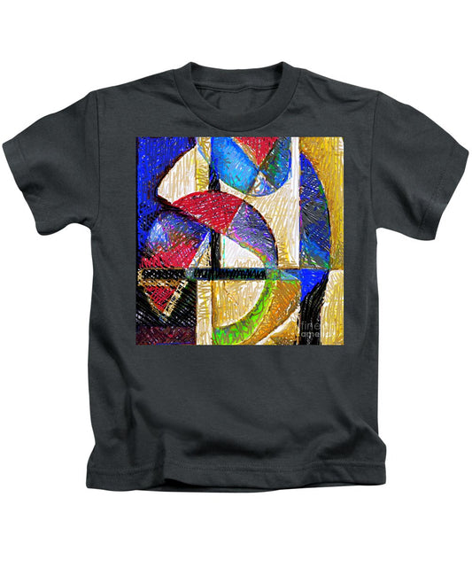 Circles And Shapes - Kids T-Shirt