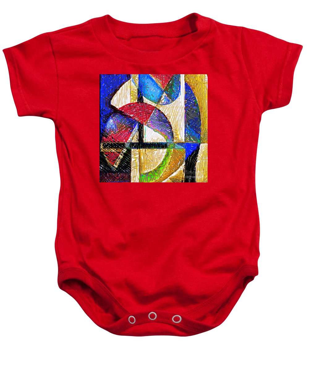 Circles And Shapes - Baby Onesie