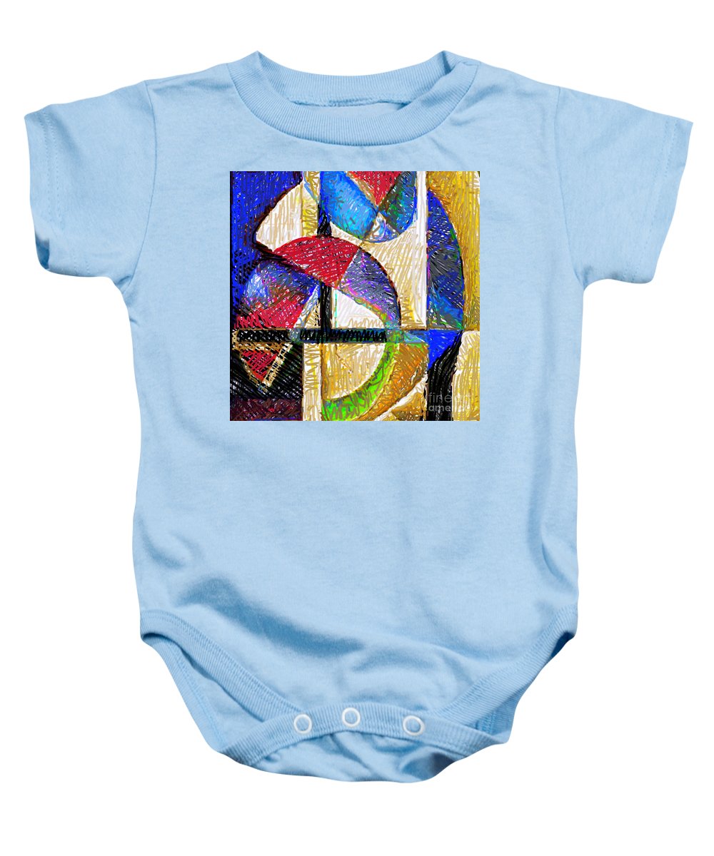 Circles And Shapes - Baby Onesie