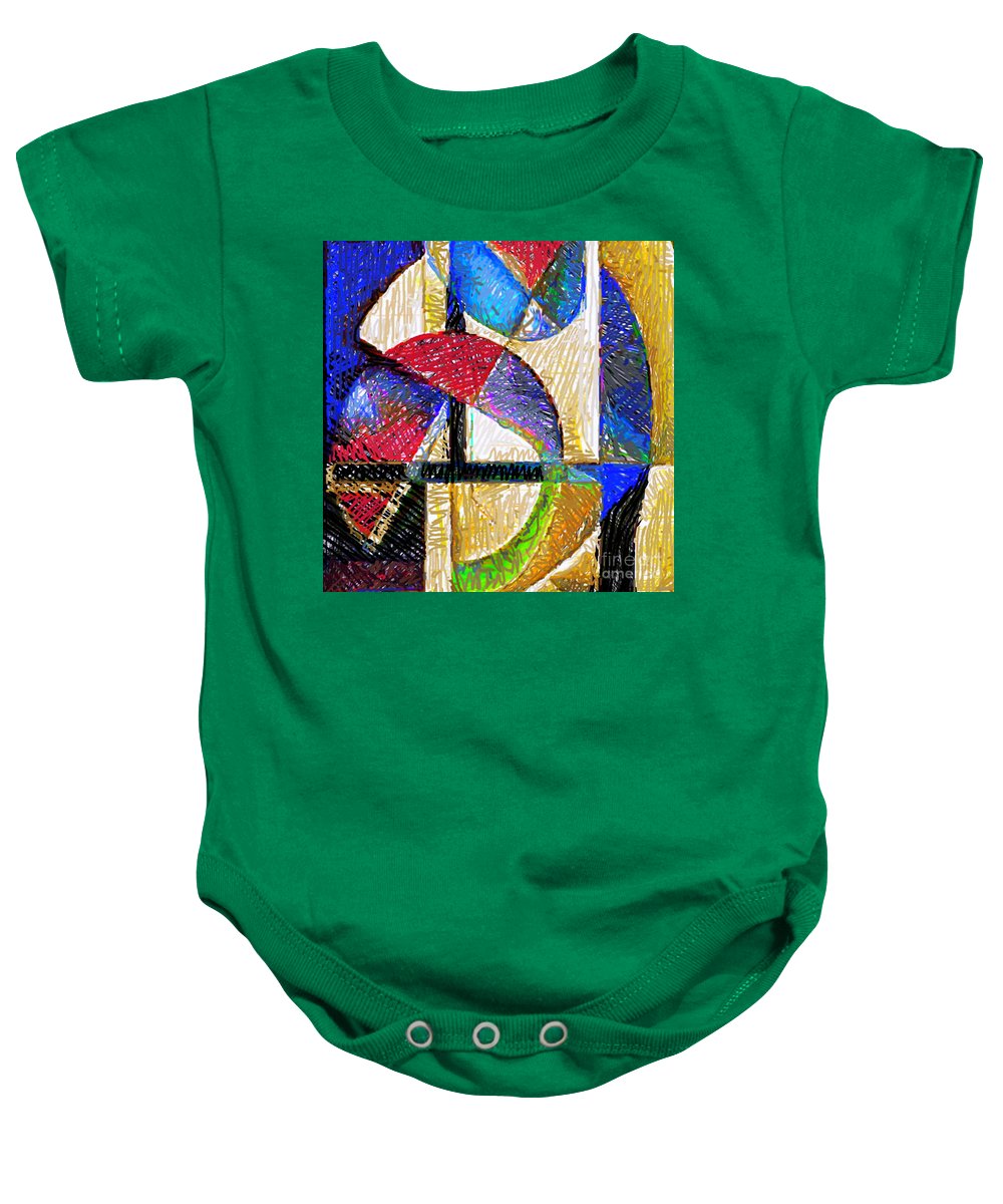 Circles And Shapes - Baby Onesie