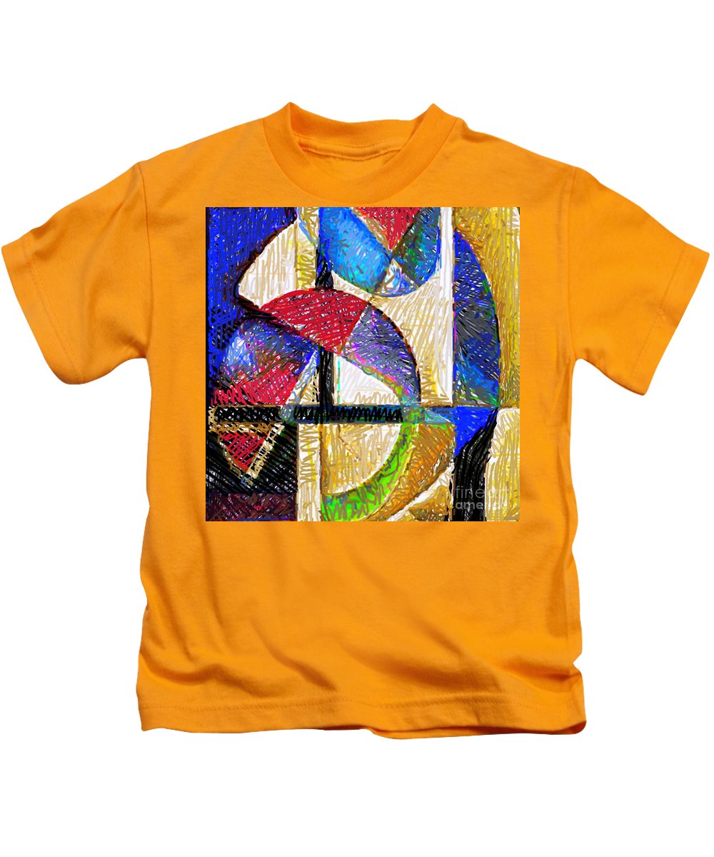 Circles And Shapes - Kids T-Shirt