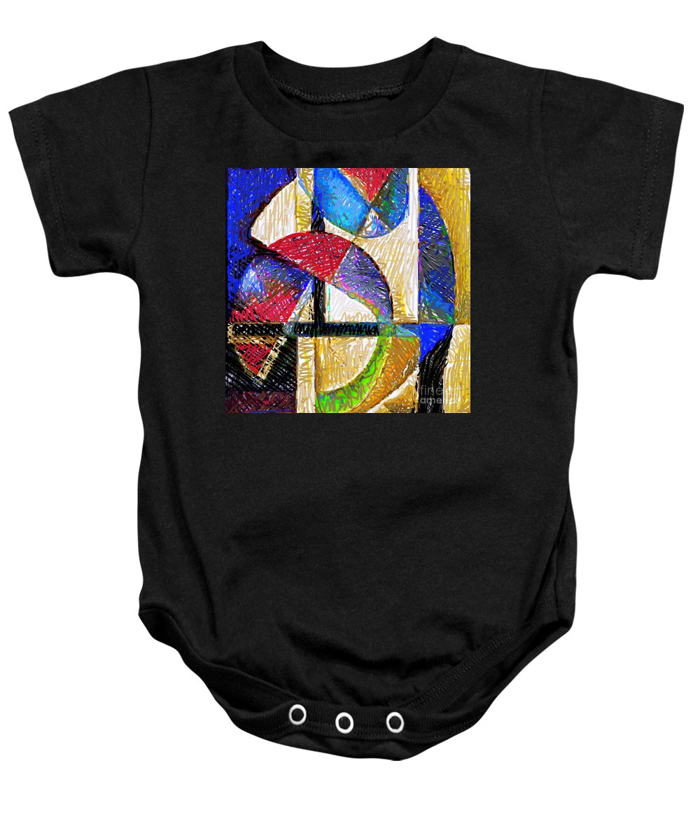 Circles And Shapes - Baby Onesie