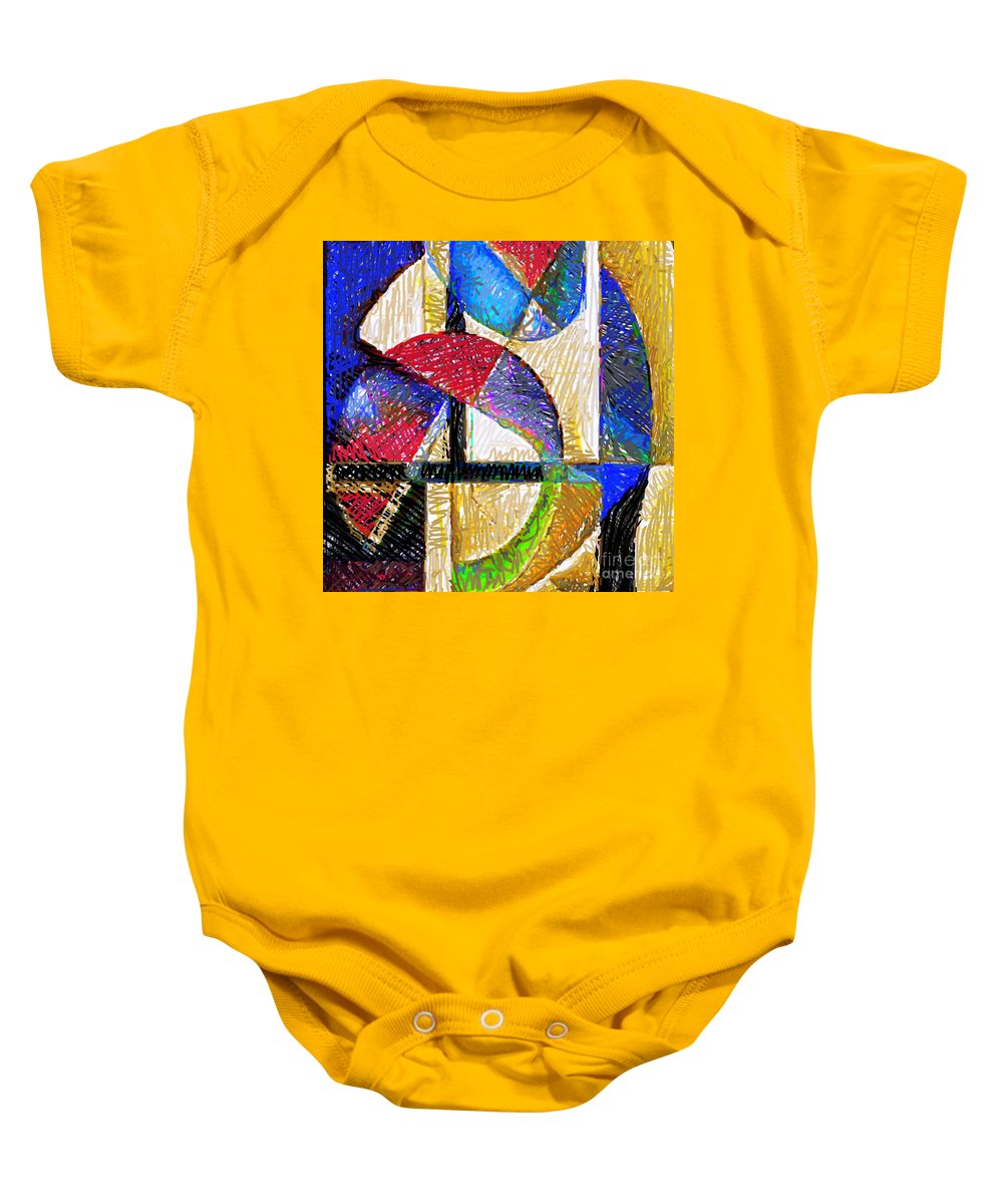 Circles And Shapes - Baby Onesie