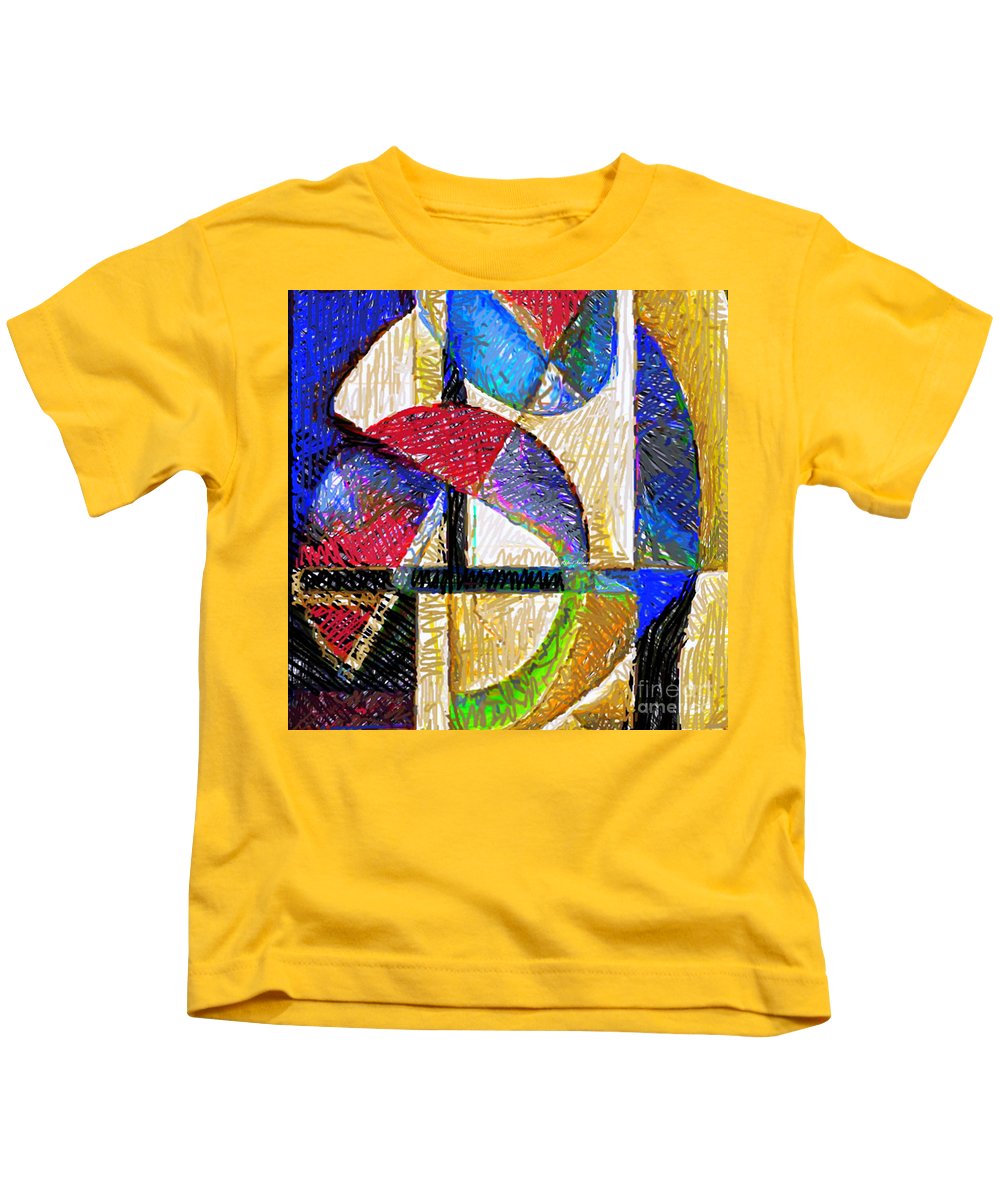 Circles And Shapes - Kids T-Shirt