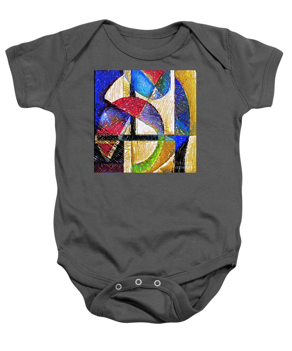 Circles And Shapes - Baby Onesie