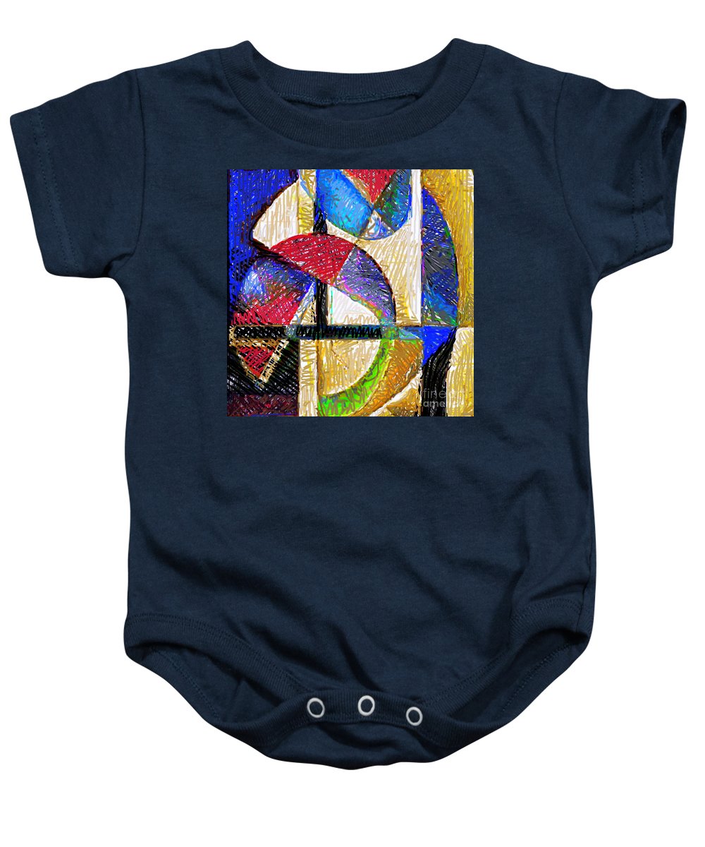 Circles And Shapes - Baby Onesie