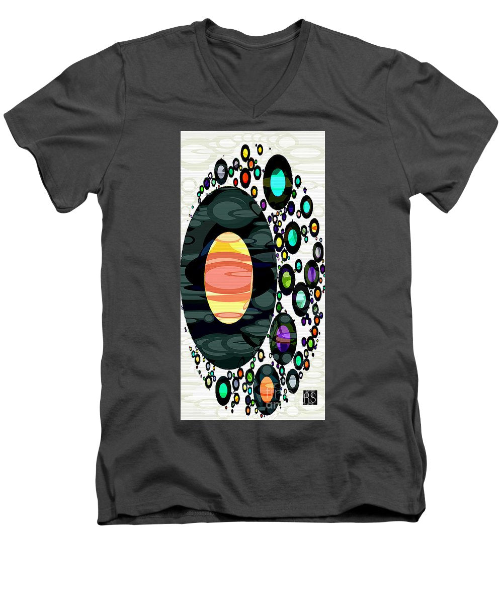 Circles - Men's V-Neck T-Shirt