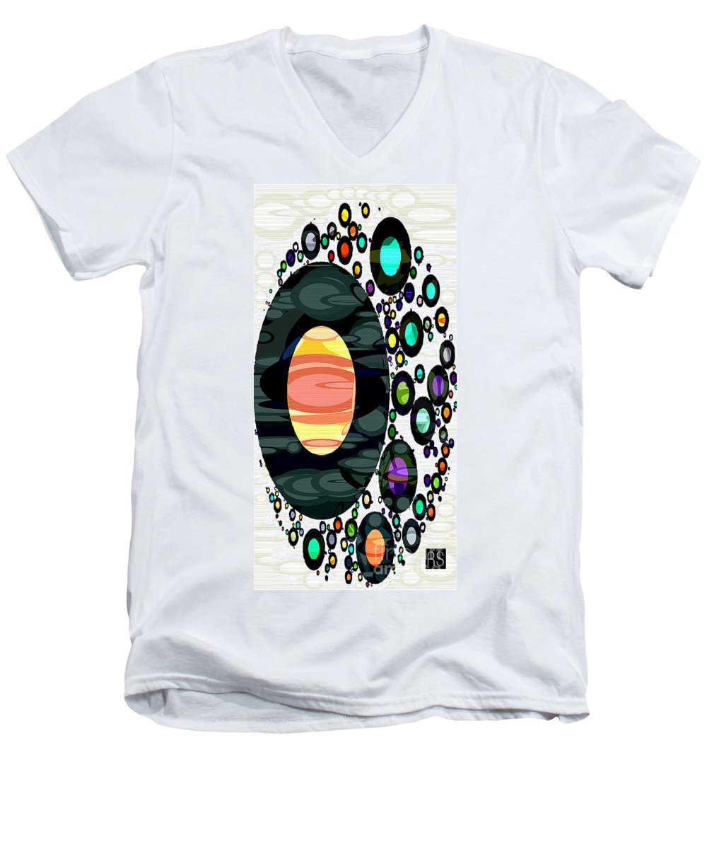 Circles - Men's V-Neck T-Shirt