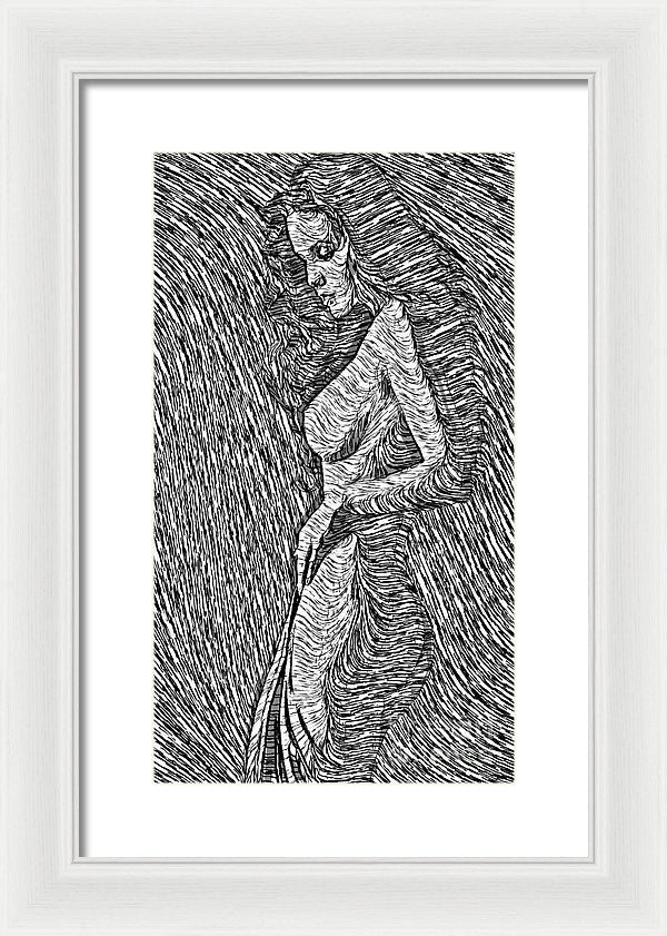 Framed Print - Classic Beauty In Black And White