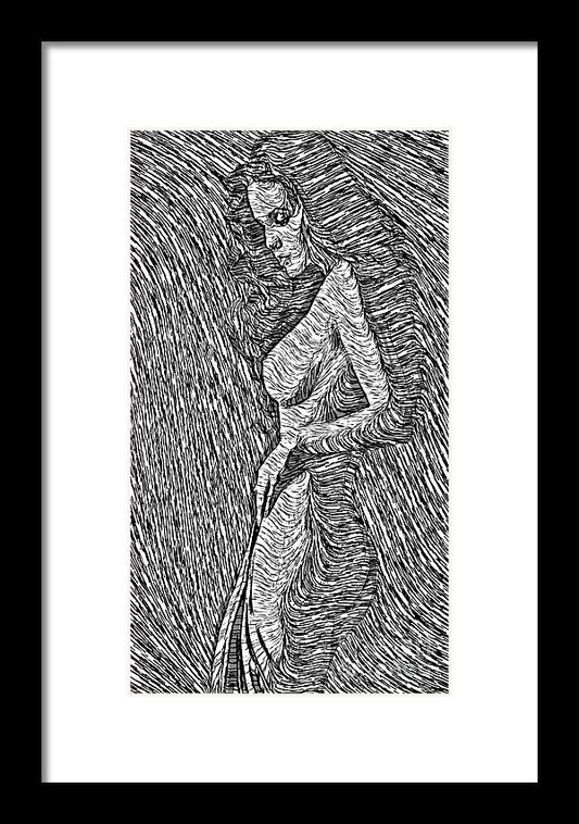 Framed Print - Classic Beauty In Black And White