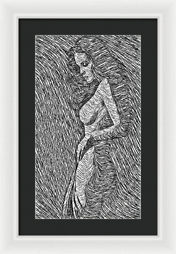 Framed Print - Classic Beauty In Black And White