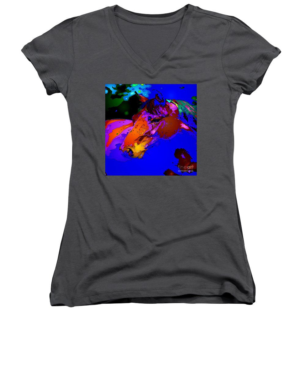 Women's V-Neck T-Shirt (Junior Cut) - Cloud Nine